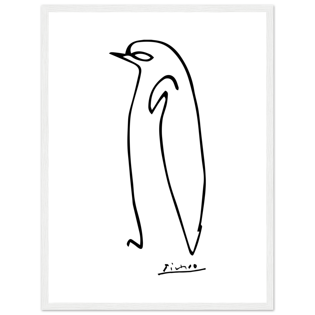Pablo Picasso Penguin Line artwork poster by Art-O-Rama Shop