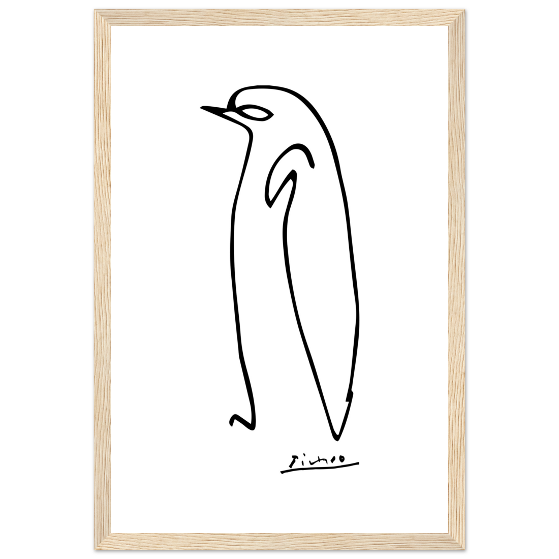 Pablo Picasso Penguin Line artwork poster by Art-O-Rama Shop