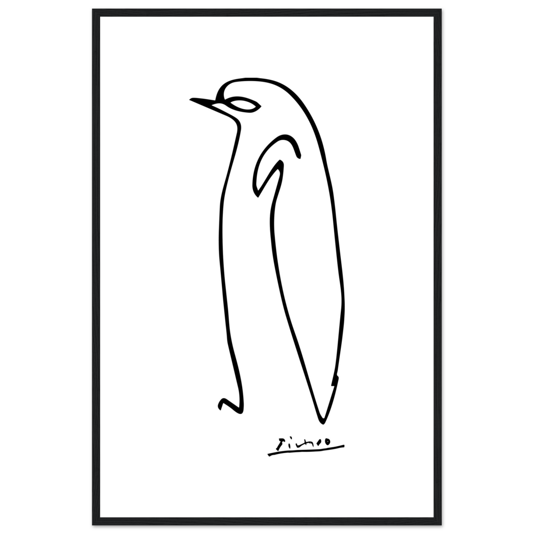 Pablo Picasso Penguin Line artwork poster by Art-O-Rama Shop