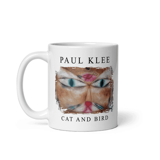 Paul Klee - Cat and Bird, 1928 Artwork Mug by Art-O-Rama Shop