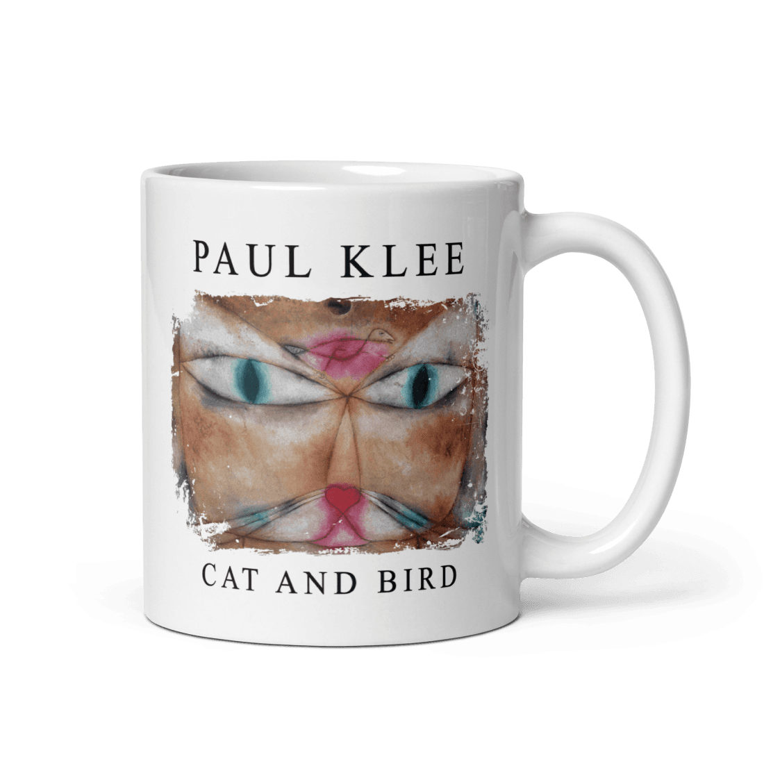 Paul Klee - Cat and Bird, 1928 Artwork Mug by Art-O-Rama Shop
