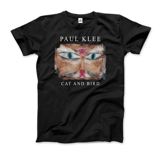 Paul Klee Cat and Bird, 1928 artwork t-shirt by Art-O-Rama Shop