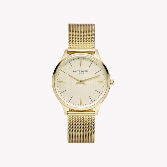 Pierre Cardin Women's Gold Watch, Stainless Steel Band | Pc902282f14 by PIERRE CARDIN