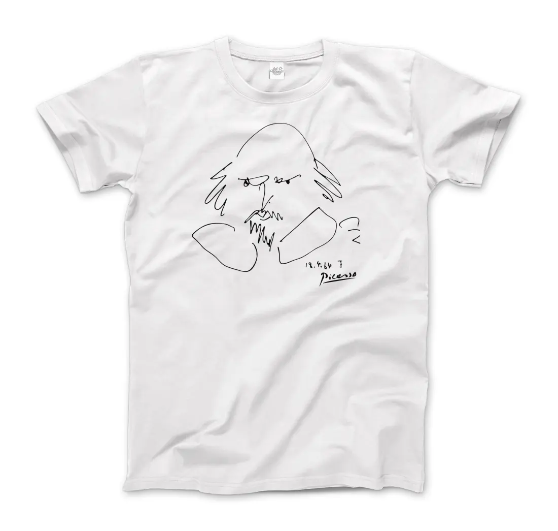 Picasso William Shakespeare Portrait 1964 art t-shirt by Art-O-Rama Shop