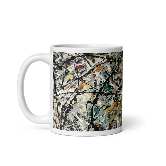 Pollock - Watery Paths 1947 Artwork Mug by Art-O-Rama Shop