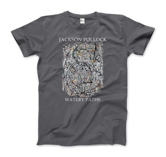 Pollock Watery Paths 1947 artwork t-shirt by Art-O-Rama Shop