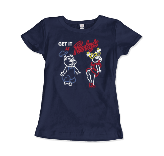 Porky's Strip Club Neon Logo t-shirt by Art-O-Rama Shop