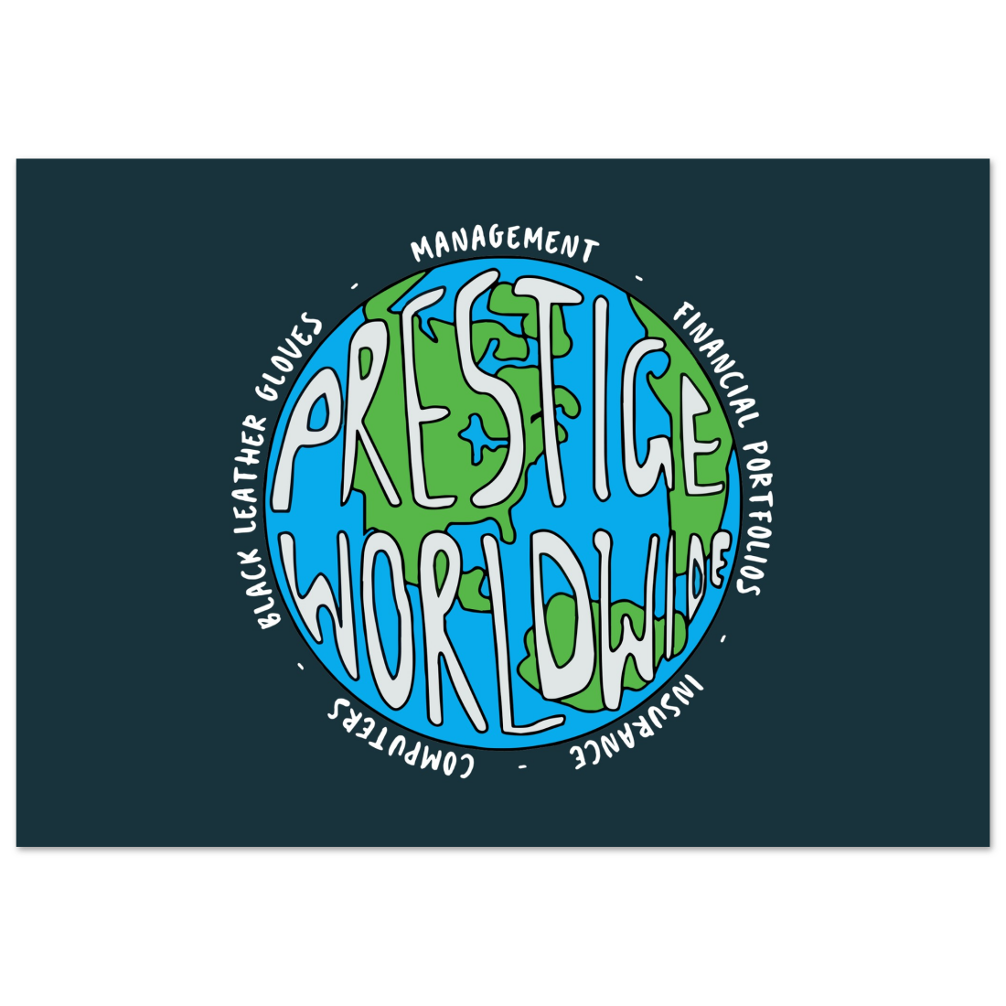 Prestige Worldwide Step Brothers movie poster by Art-O-Rama Shop