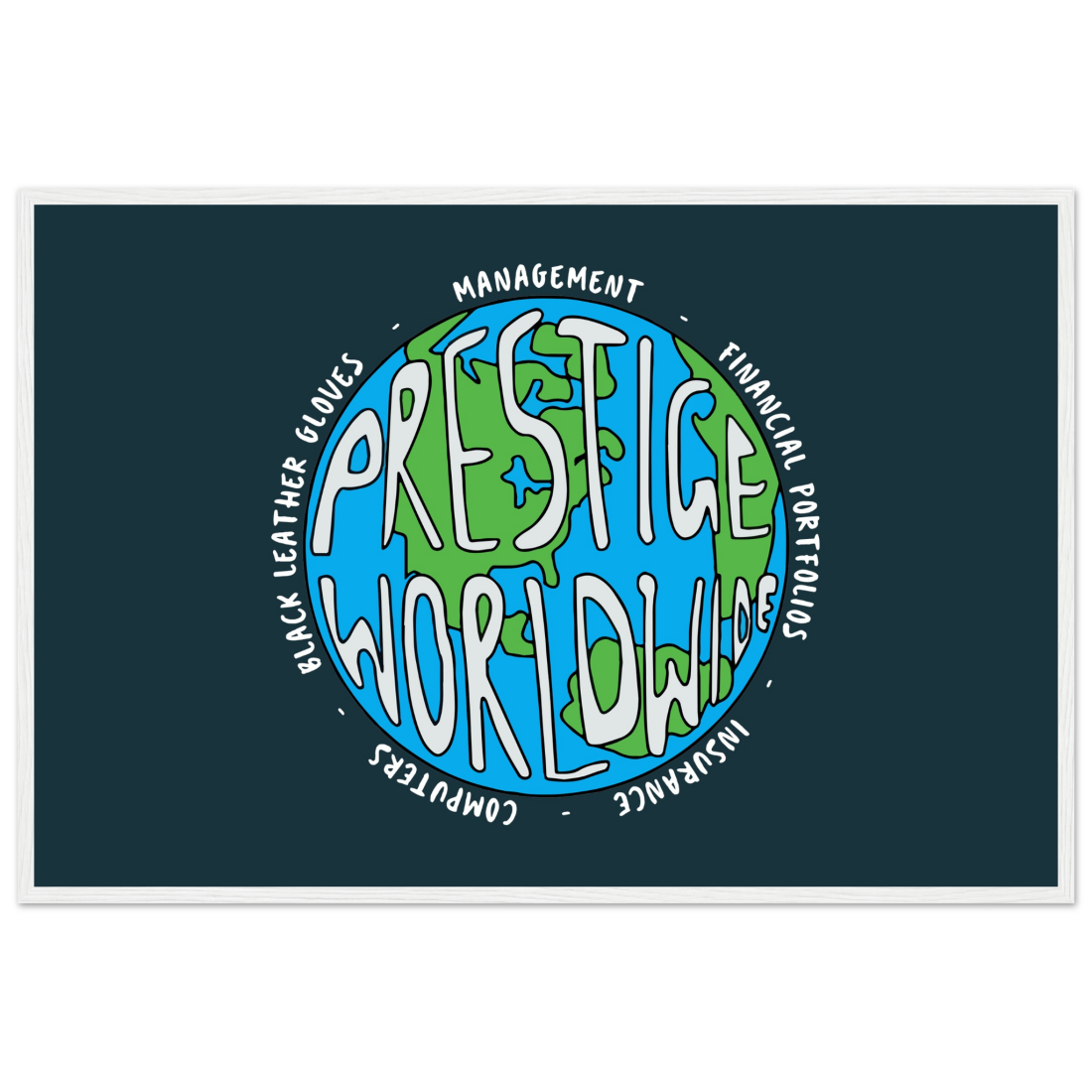 Prestige Worldwide Step Brothers movie poster by Art-O-Rama Shop