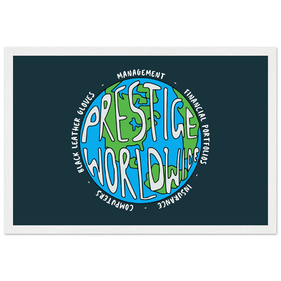 Prestige Worldwide Step Brothers movie poster by Art-O-Rama Shop