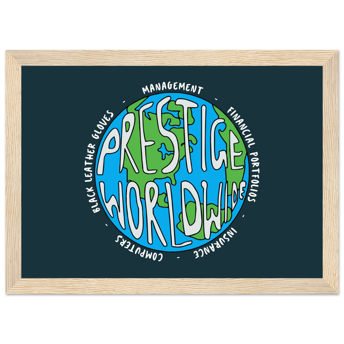 Prestige Worldwide Step Brothers movie poster by Art-O-Rama Shop