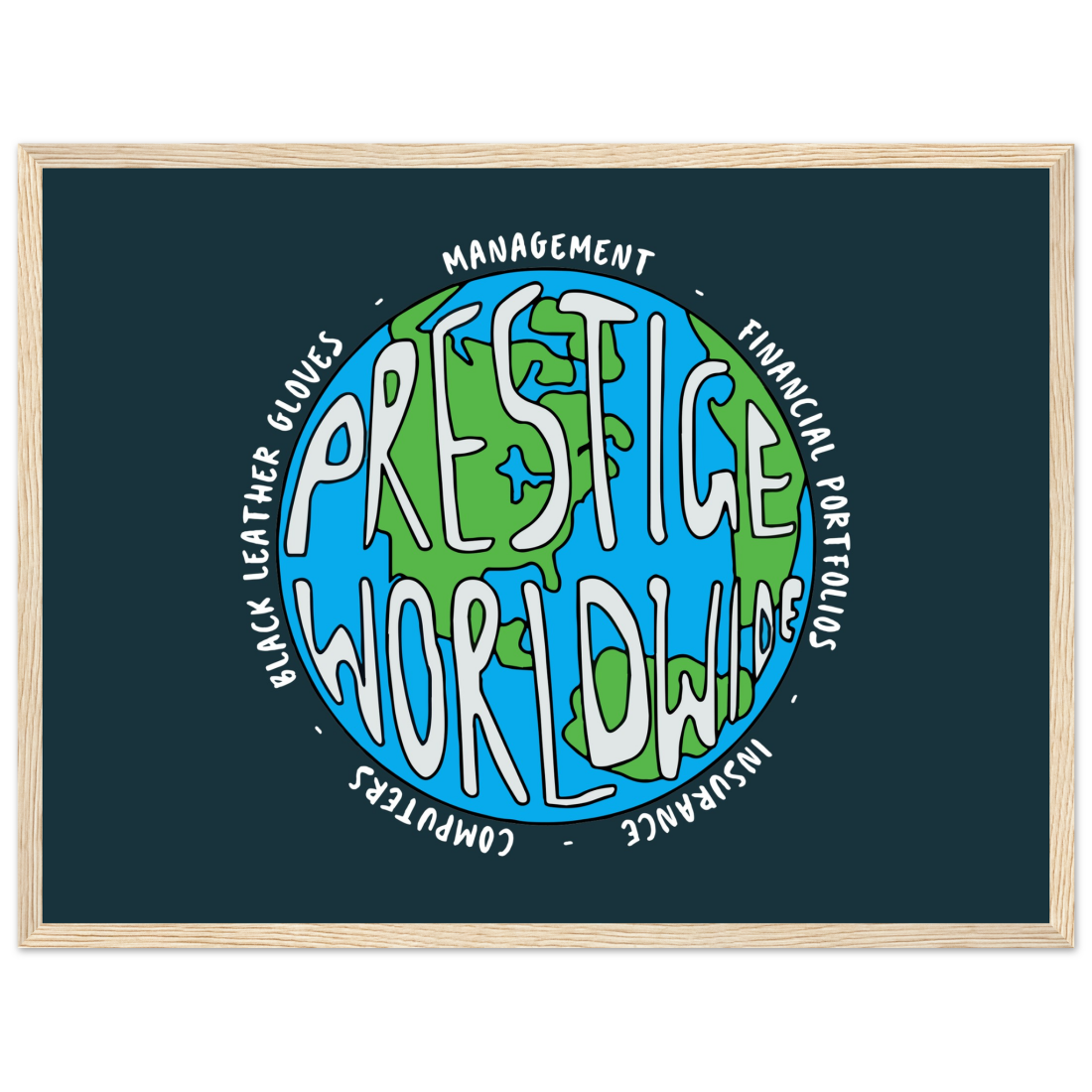 Prestige Worldwide Step Brothers movie poster by Art-O-Rama Shop