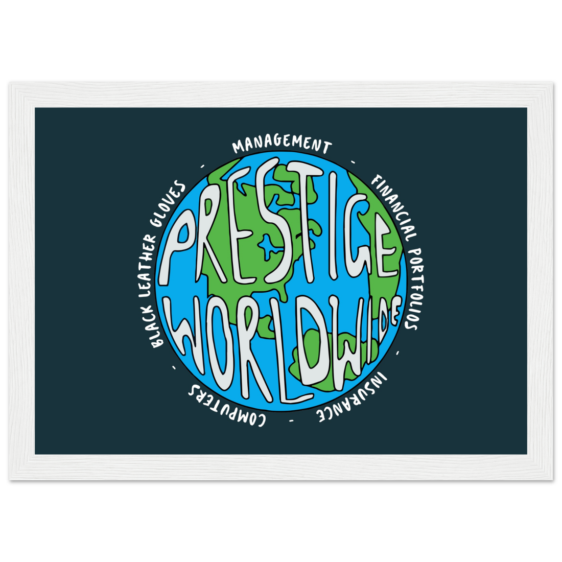 Prestige Worldwide Step Brothers movie poster by Art-O-Rama Shop