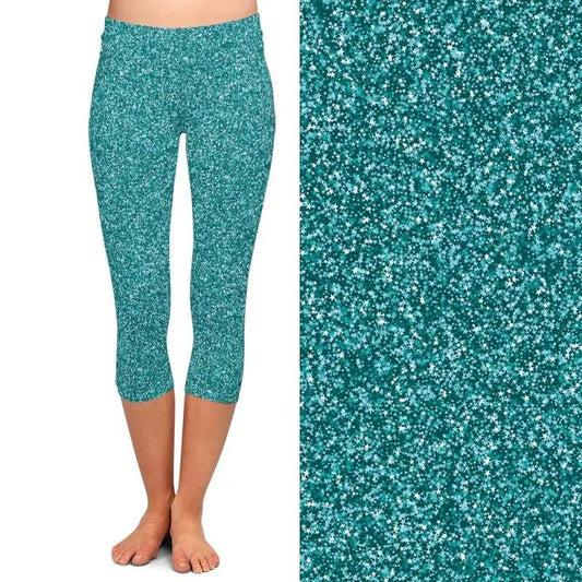 Summer Fashion Color Women 3d Galaxy Digital Print High Waist Capri Leggings Elastic Trouser Casual Leggings by Vimost Shop