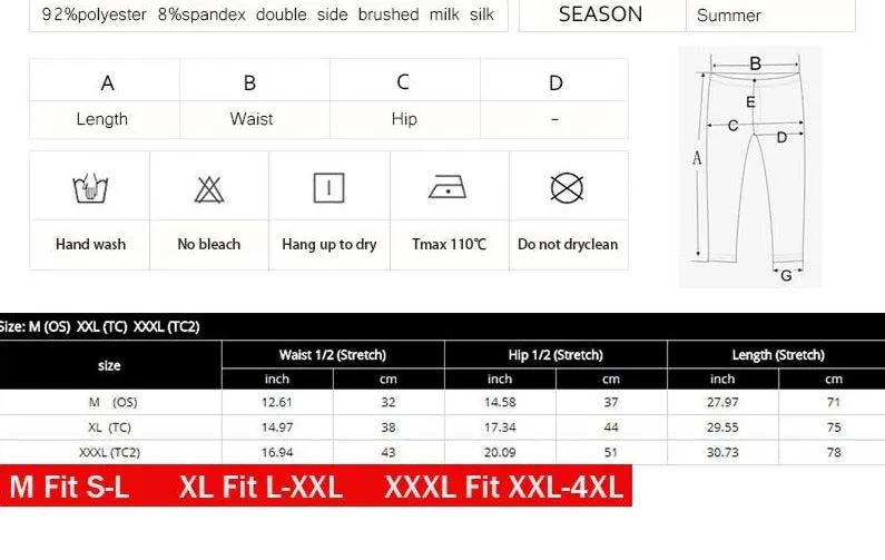 Summer New Women Black Capri Leggings High Elastic Milk Silk Flowers Print High Waist Fitness Casual Mid-Calf Leggings by Vimost Shop