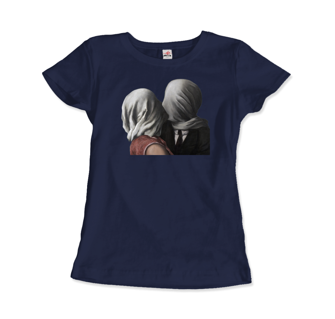 Rene Magritte the Lovers II (1928) artwork t-shirt by Art-O-Rama Shop