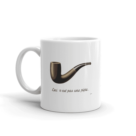 Rene Magritte This Is Not A Pipe, 1929 Artwork Mug by Art-O-Rama Shop