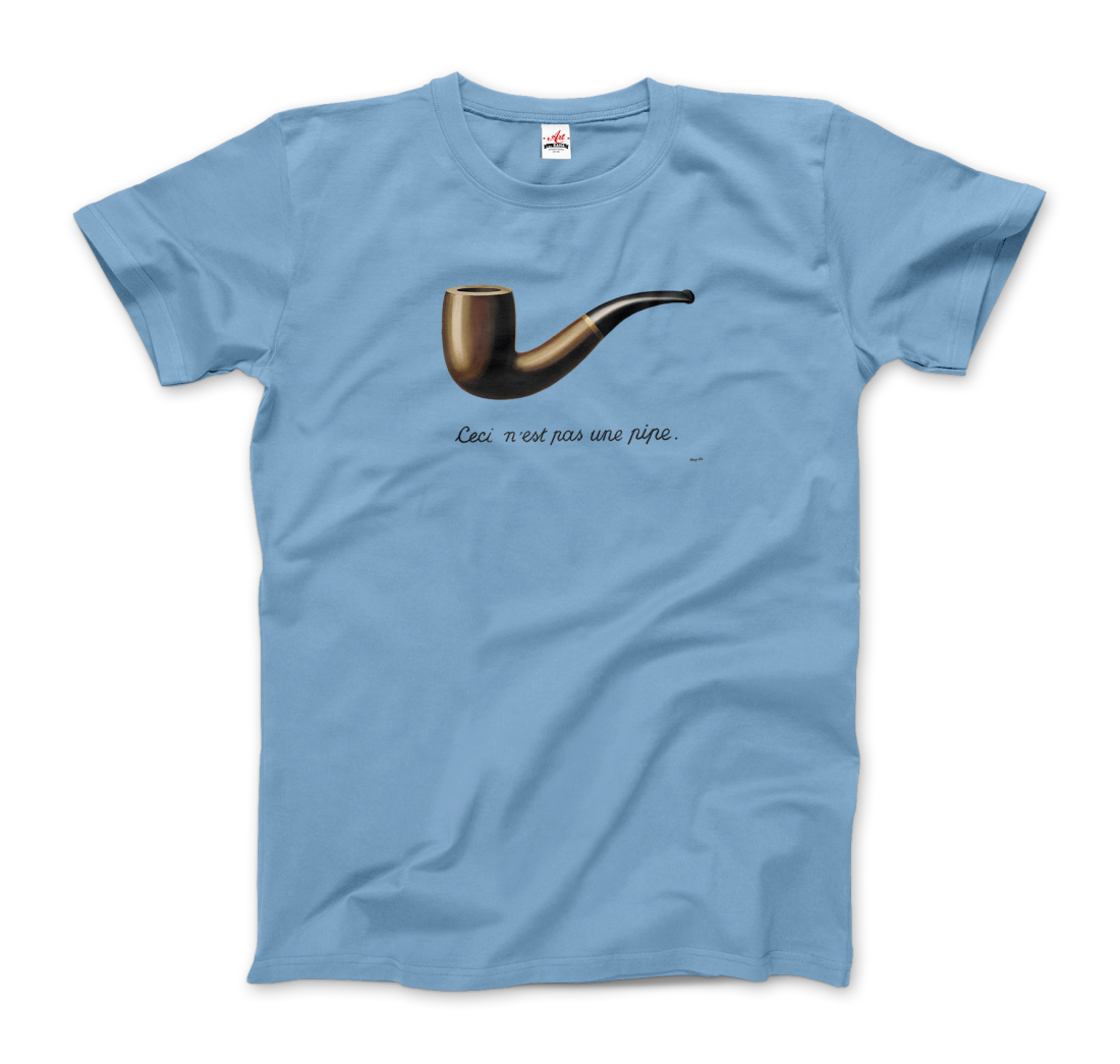 Rene Magritte This is Not a Pipe, 1929 artwork t-shirt by Art-O-Rama Shop