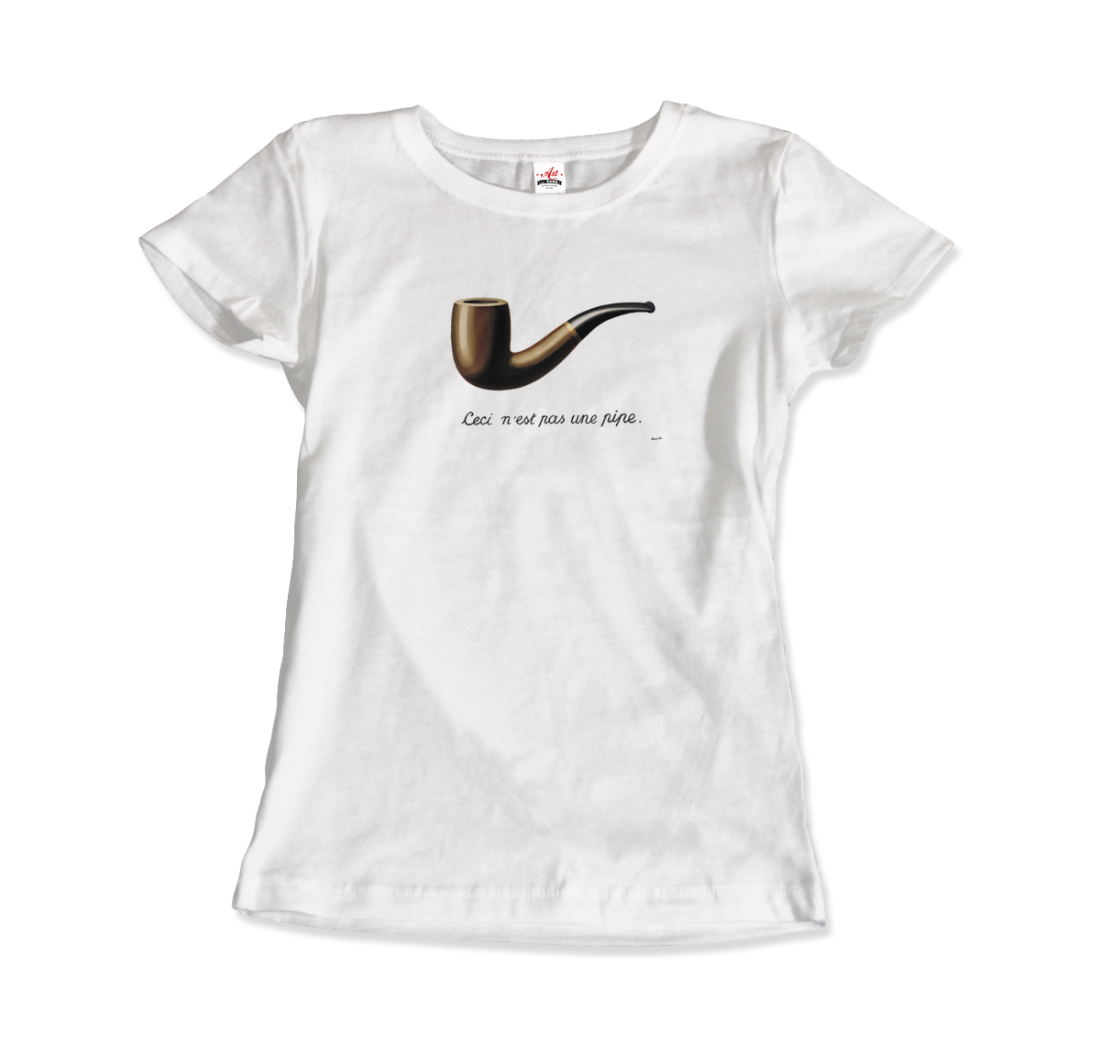 Rene Magritte This is Not a Pipe, 1929 artwork t-shirt by Art-O-Rama Shop