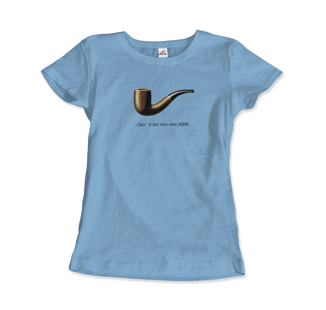 Rene Magritte This is Not a Pipe, 1929 artwork t-shirt by Art-O-Rama Shop
