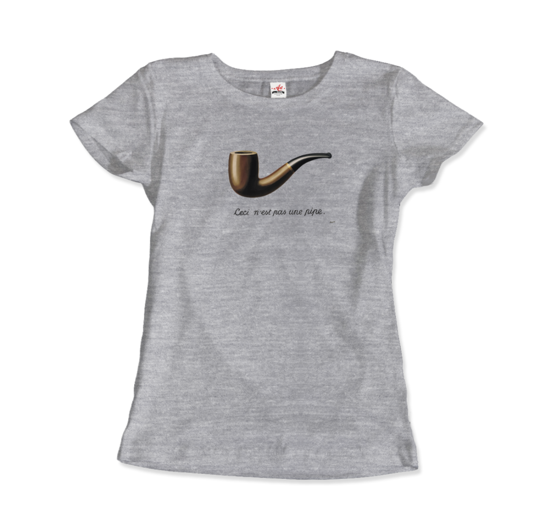 Rene Magritte This is Not a Pipe, 1929 artwork t-shirt by Art-O-Rama Shop