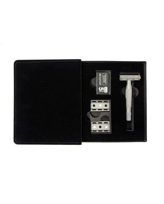 Rockwell 6S Stainless Steel Adjustable DE Safety Razor - Matte Stainless (6 Settings) by Rockwell