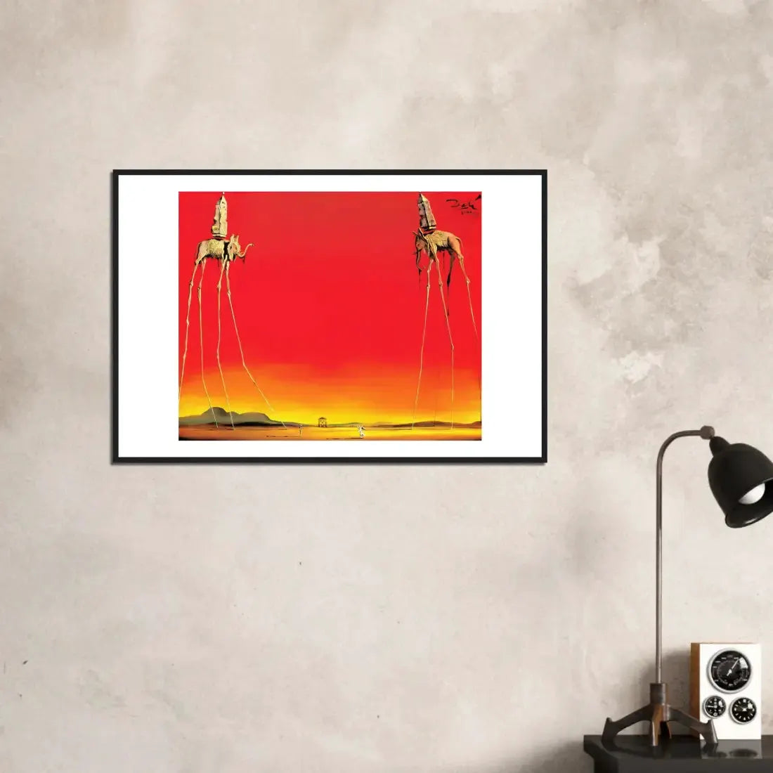 Salvador Dali, the Elephants artwork poster by Art-O-Rama Shop