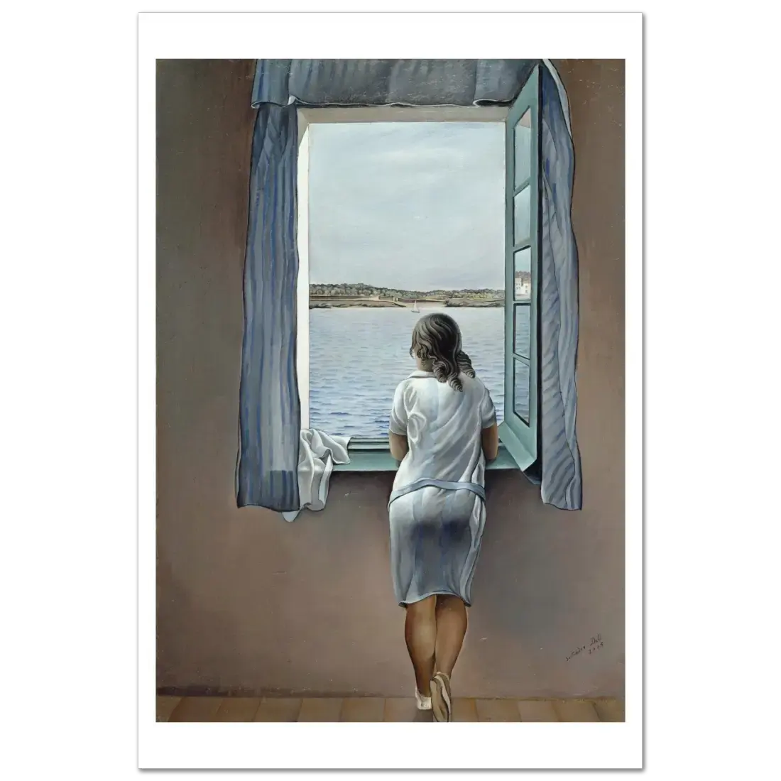 Salvador Dali Young Woman at a Window artwork poster by Art-O-Rama Shop