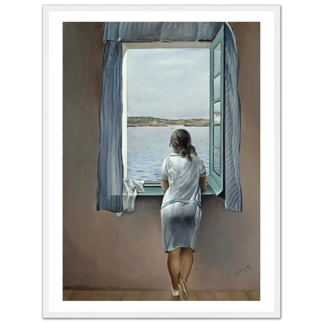 Salvador Dali Young Woman at a Window artwork poster by Art-O-Rama Shop