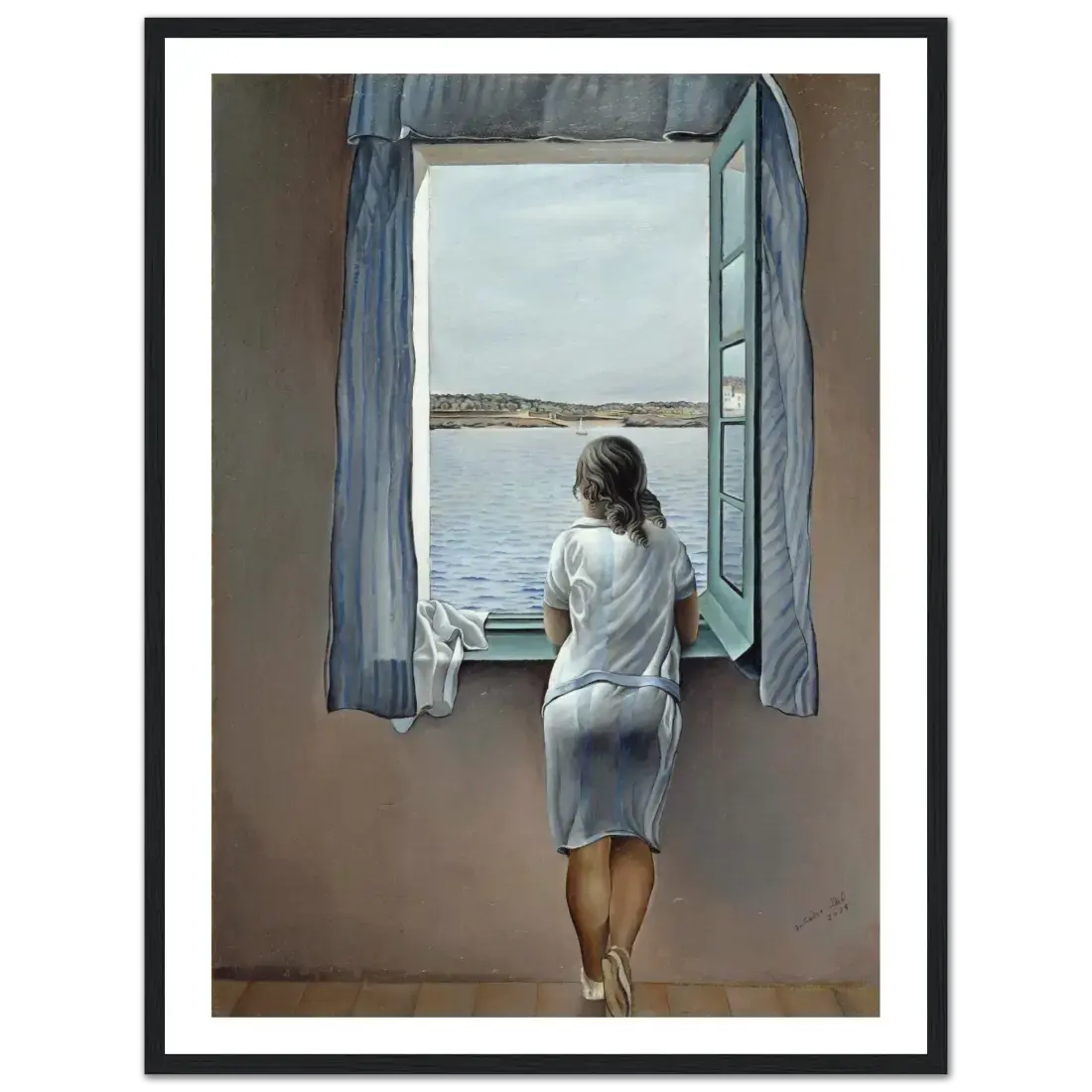 Salvador Dali Young Woman at a Window artwork poster by Art-O-Rama Shop