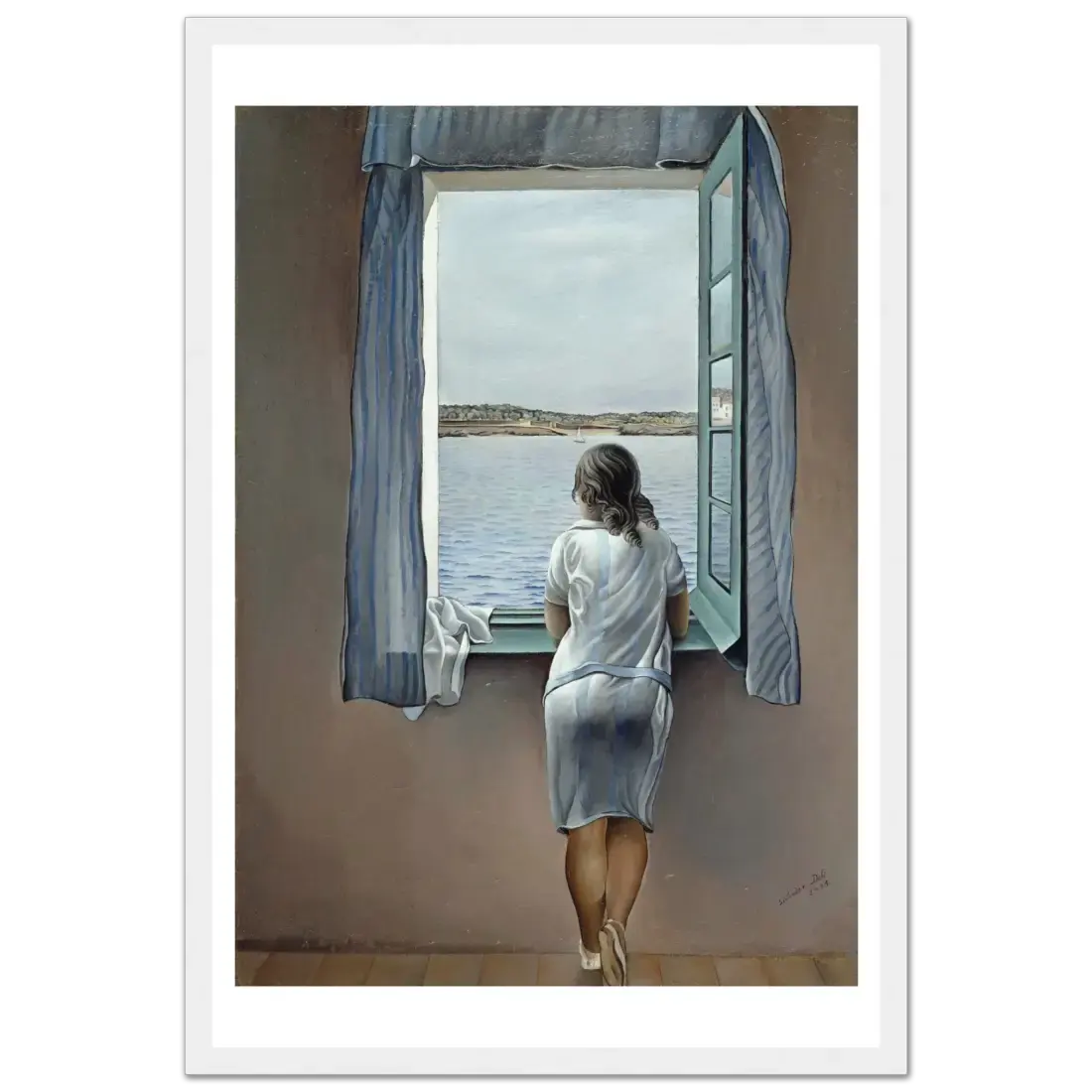 Salvador Dali Young Woman at a Window artwork poster by Art-O-Rama Shop