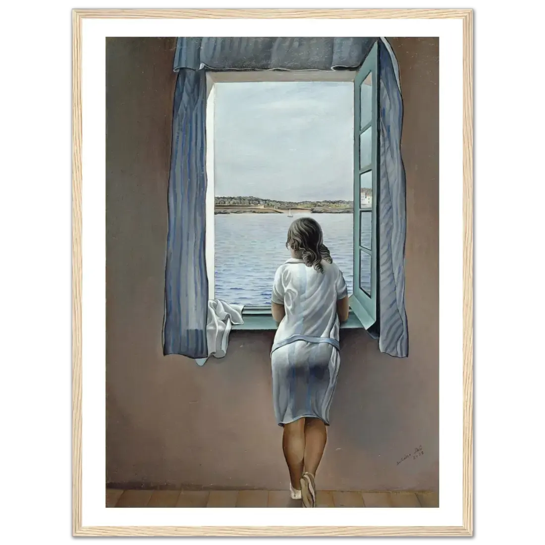 Salvador Dali Young Woman at a Window artwork poster by Art-O-Rama Shop