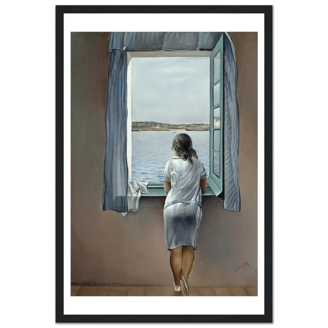 Salvador Dali Young Woman at a Window artwork poster by Art-O-Rama Shop
