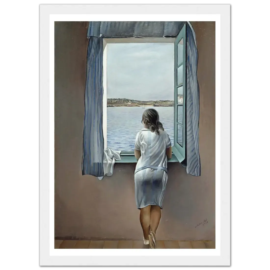 Salvador Dali Young Woman at a Window artwork poster by Art-O-Rama Shop