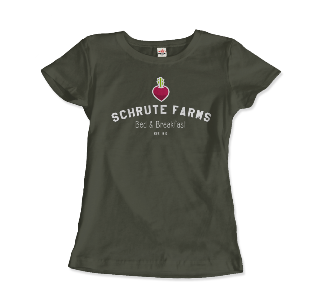 Schrute Farms Bed & Breakfast t-shirt by Art-O-Rama Shop