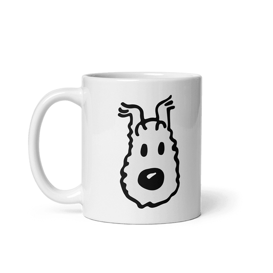 Snowy (Milou), Wire Fox Terrier from Tintin Mug by Art-O-Rama Shop