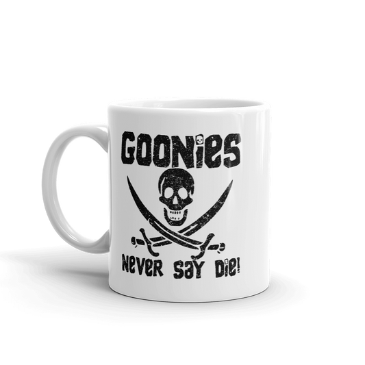 The Goonies Never Say Die Distressed Mug by Art-O-Rama Shop