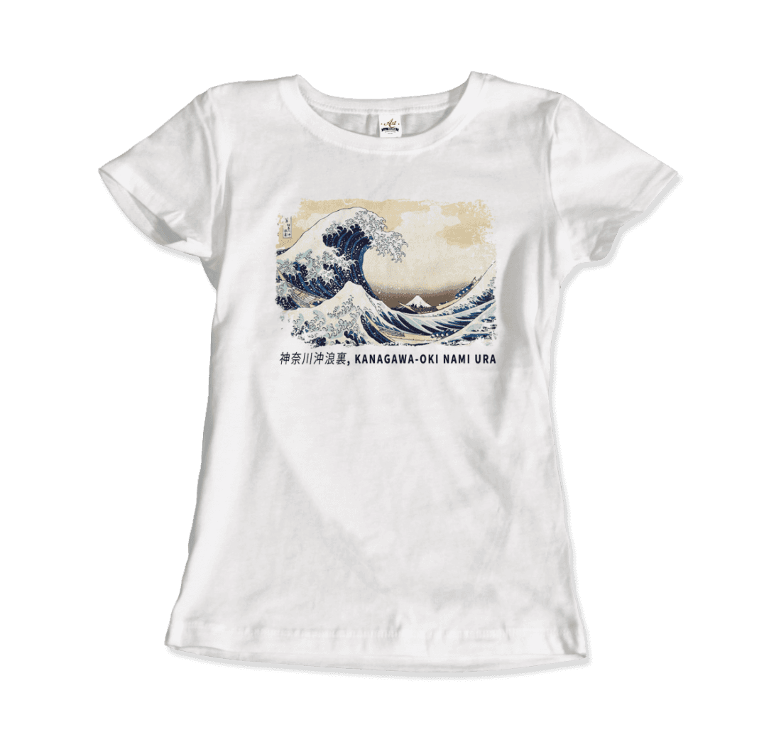 Hokusai the Great Wave off Kanagawa artwork t-shirt by Art-O-Rama Shop