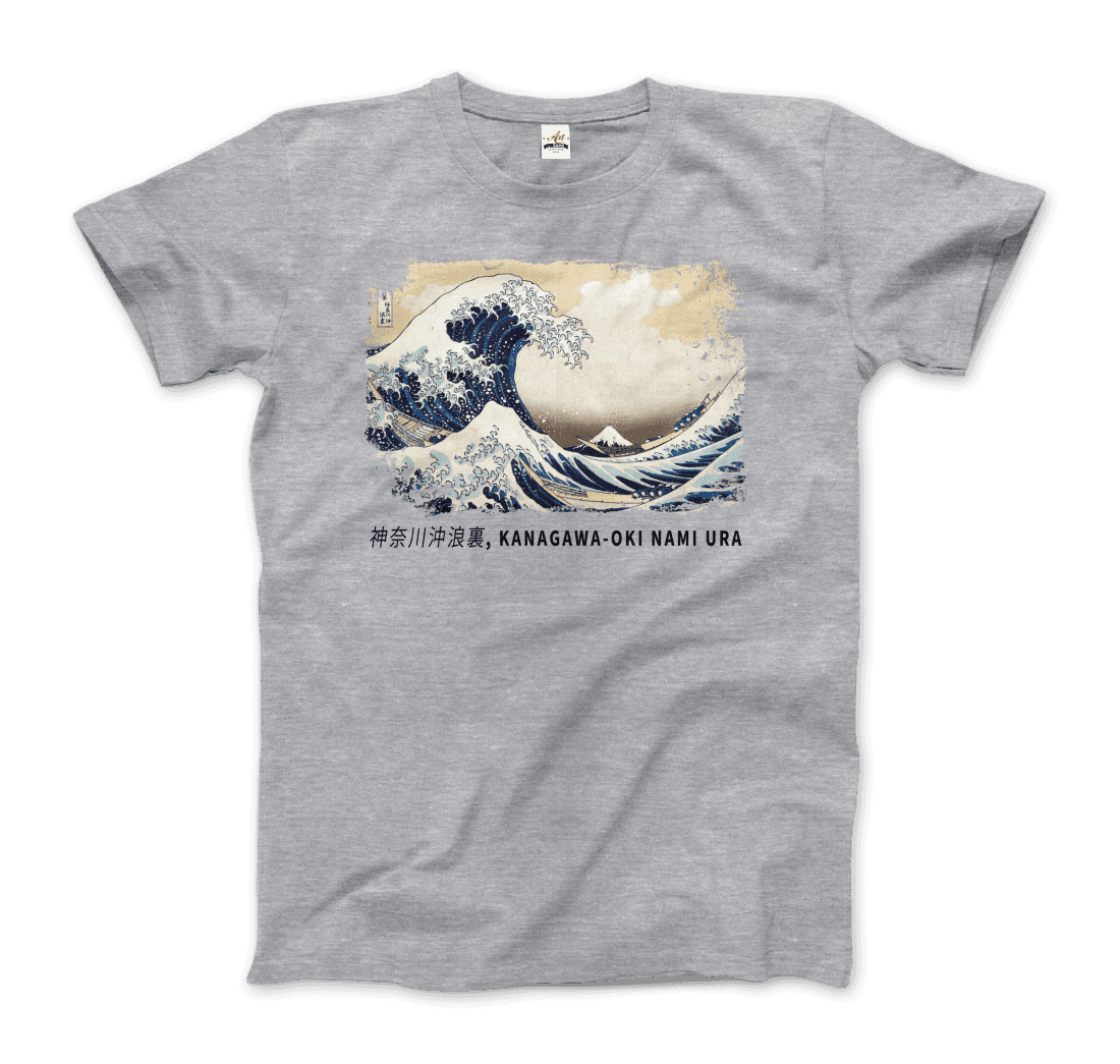 Hokusai the Great Wave off Kanagawa artwork t-shirt by Art-O-Rama Shop