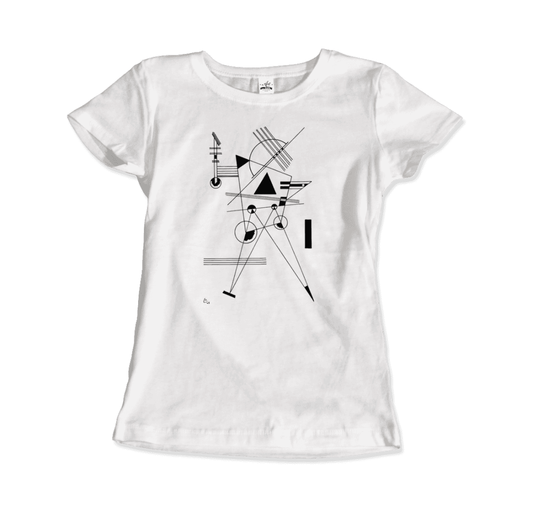 Wassily Kandinsky Drawing for Point and Line, 1925 artwork t-shirt by Art-O-Rama Shop