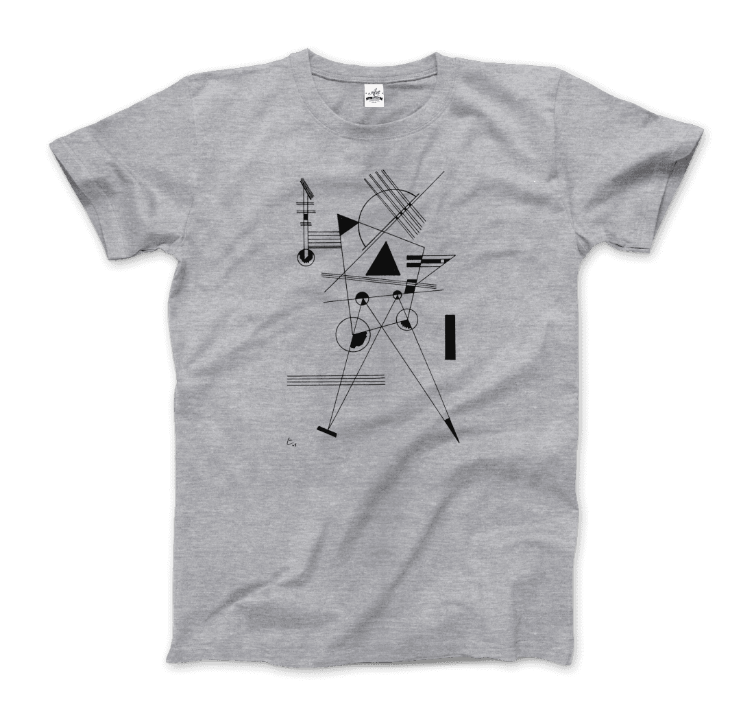 Wassily Kandinsky Drawing for Point and Line, 1925 artwork t-shirt by Art-O-Rama Shop