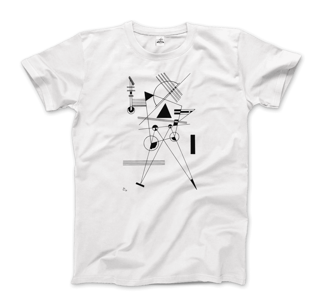 Wassily Kandinsky Drawing for Point and Line, 1925 artwork t-shirt by Art-O-Rama Shop