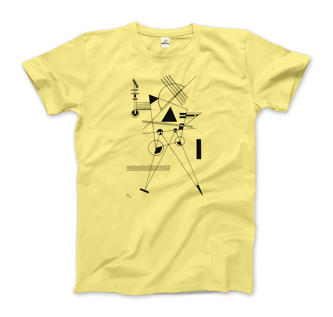 Wassily Kandinsky Drawing for Point and Line, 1925 artwork t-shirt by Art-O-Rama Shop