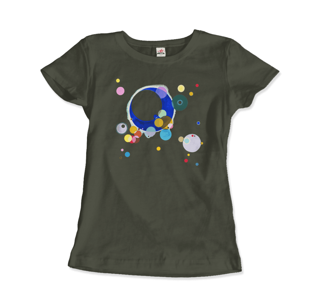 Wassily Kandinsky Several Circles, 1926 artwork t-shirt by Art-O-Rama Shop