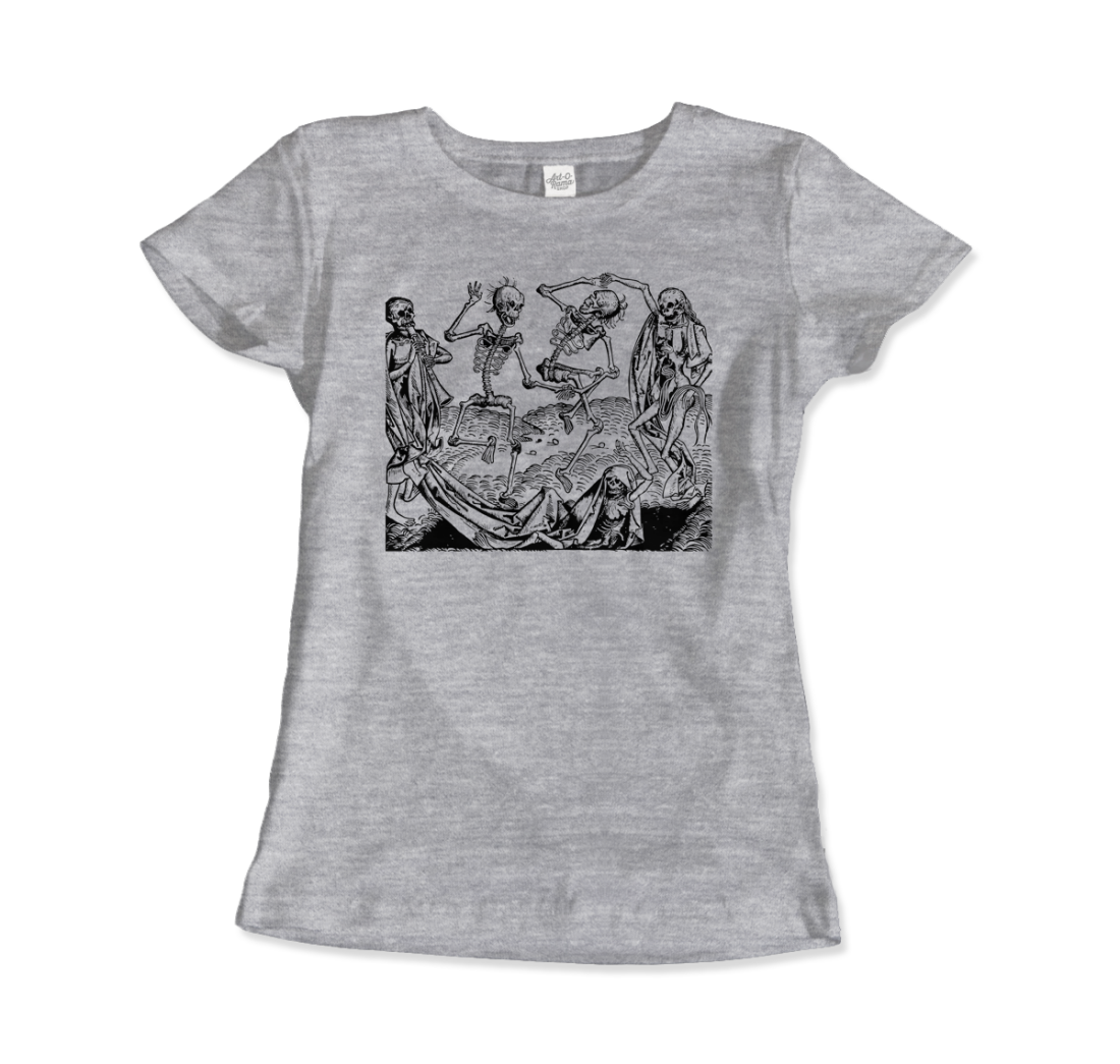 Wolgemut Dance of Death from "The Nuremberg Chronicle", 1493 t-shirt by Art-O-Rama Shop