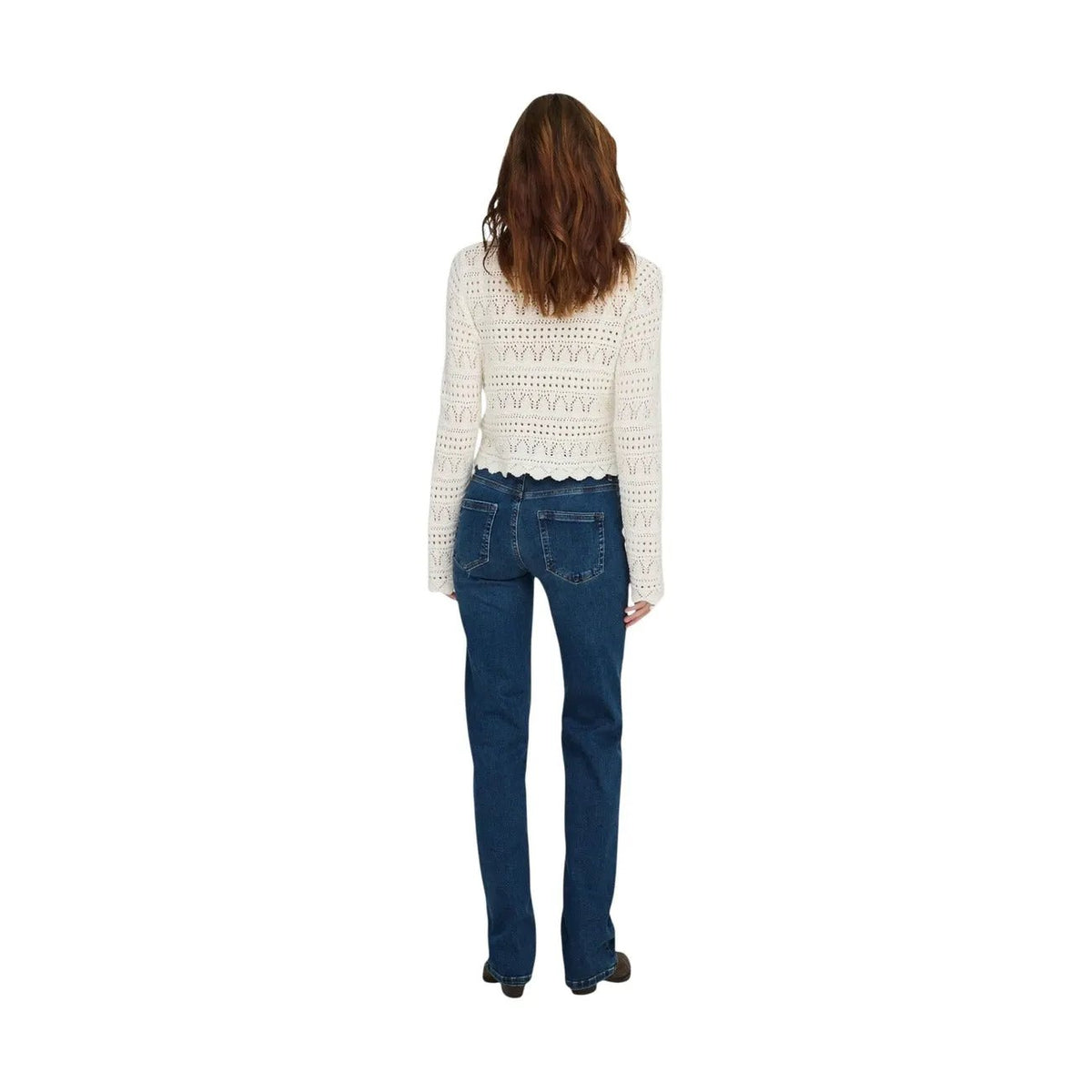 Only Women Mid Straight Denim Jeans Featuring Flexible Stretch Comfort by Only