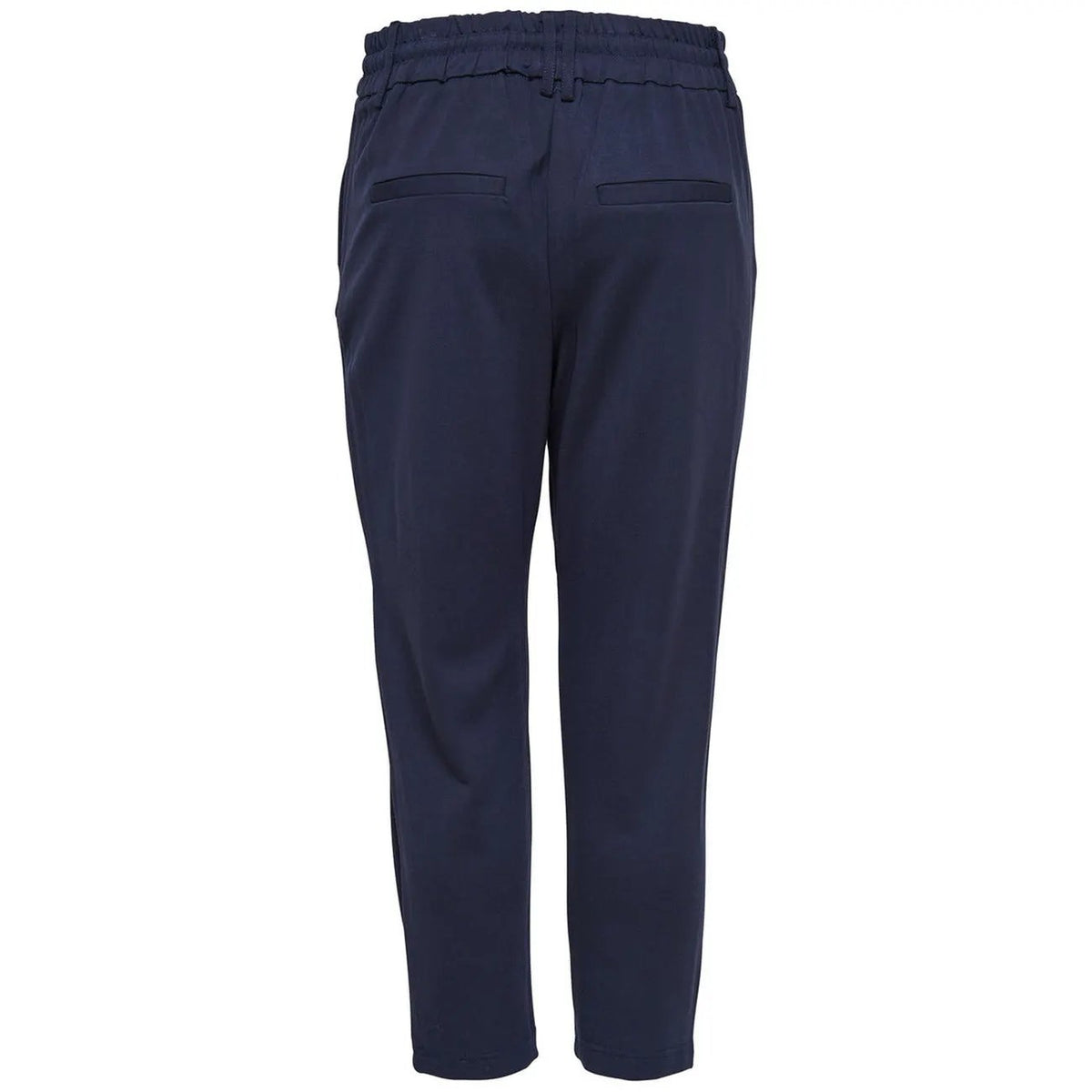 Only Women Blue Comfortable Stretch Lounge Trousers With Drawstring Waist by Only